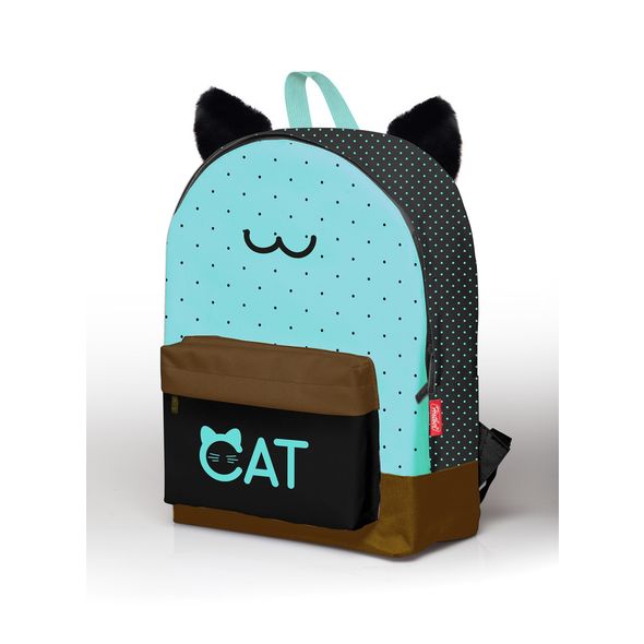 Рюкзак Hatber BASIC -Cat- 41Х30Х13 СМ полиэстер 1 отделение 1 карман , 